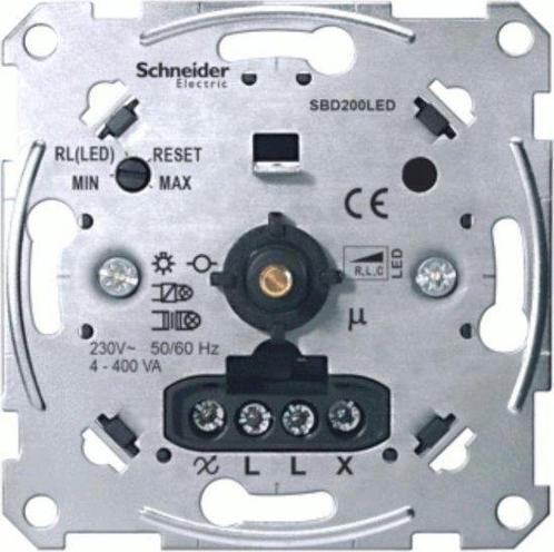 Schneider Merten SBD200LED led /universeel dimmer MTN5134, Doe-het-zelf en Verbouw, Elektra en Kabels, Nieuw, Ophalen of Verzenden