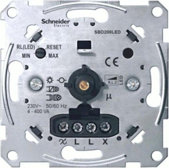 Schneider Merten SBD200LED led /universeel dimmer MTN5134, Doe-het-zelf en Verbouw, Elektra en Kabels, Nieuw, Ophalen of Verzenden