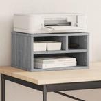 vidaXL Printerkastje 40x32x22,5 cm bewerkt hout grijs sonoma, Computers en Software, Printers, Verzenden, Nieuw