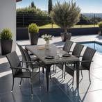 Wicker tuinstoel Girona, stapelbaar, draagkracht 120 kg - Se, Verzenden, Nieuw