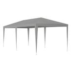 Partytent met zijwanden 3x6 m - grijs, Verzenden, Nieuw