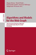 Lecture Notes in Computer Science- Algorithms and Models for, Verzenden, Zo goed als nieuw