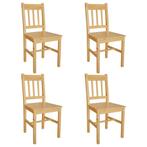 Grenen Eetkamerstoelen (4 st) - Retourdeal voor de Keuken, Bruin, Nieuw, Ophalen of Verzenden, Vier