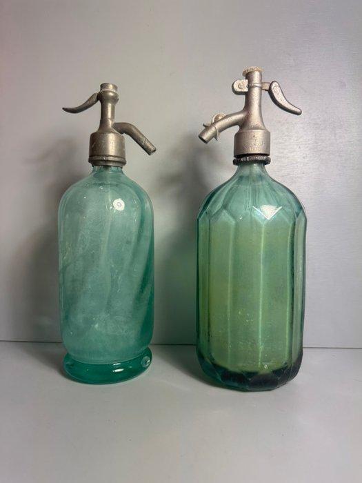 Flacon (2) - Vintage Sodaflessen: Sifonflessen en, Antiek en Kunst, Curiosa en Brocante