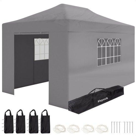 2dekans | LifeGoods Partytent - Paviljoen - 3x4.5 m -, Tuin en Terras, Partytenten, Gebruikt, Ophalen of Verzenden