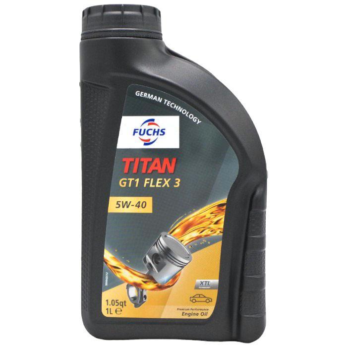 Fuchs Titan GT1 Flex 3 SAE 5W40 Motorolie 1 Liter, Auto diversen, Onderhoudsmiddelen, Verzenden