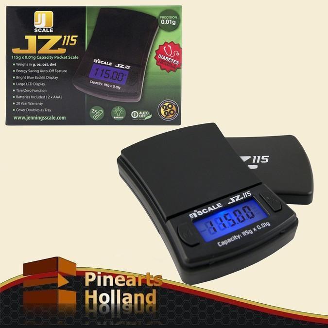 Jennings - J-Scale JZ115 Kleine Zakweegschaal (115g x 0.01g), Doe-het-zelf en Verbouw, Weegschalen, Precisieweegschaal, Nieuw