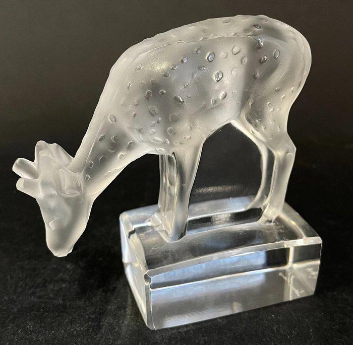 Lalique - Presse-papier - Daim - Kristal, Antiek en Kunst, Antiek | Glas en Kristal