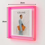 Acryl Fotolijst 25x25 cm – Roze Design, Nieuw