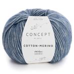 Katia Concept Cotton-Merino - 115 jeansblauw - Katoen/Meri, Ophalen of Verzenden, Nieuw