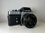 Minolta EX5 + MC ROKKOR-PF 55mm F/1.7 Analoge camera, Audio, Tv en Foto, Fotocamera's Analoog, Nieuw
