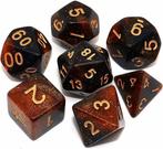 Polydice set - Orange Dragon, Vijf spelers of meer, Verzenden, Nieuw