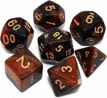 Polydice set - Orange Dragon beschikbaar voor biedingen