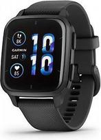 Garmin Venu Sq 2 Music 40 mm slate aluminium rand met zwarte, Verzenden, Gebruikt