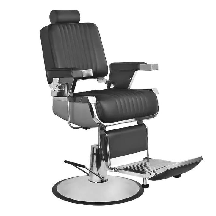 Gabbiano Royal Black Barber Chair – Professionele, Huis en Inrichting, Stoelen, Ophalen of Verzenden