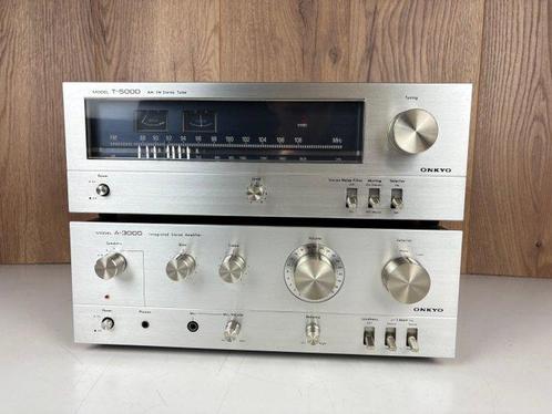 Onkyo - A-3000 Integrated Amplifier - T-5000 Tuner Stereoset, Audio, Tv en Foto, Radio's