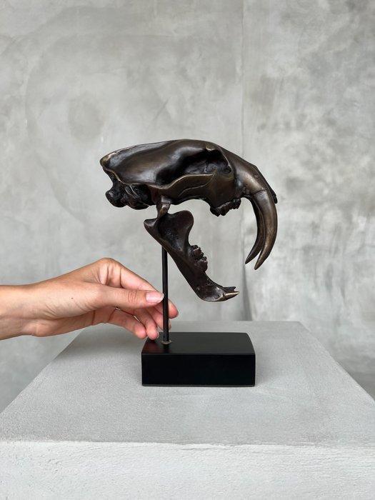 sculptuur, NO RESERVE PRICE - Smilodon - 20 cm - Brons, Antiek en Kunst, Kunst | Designobjecten