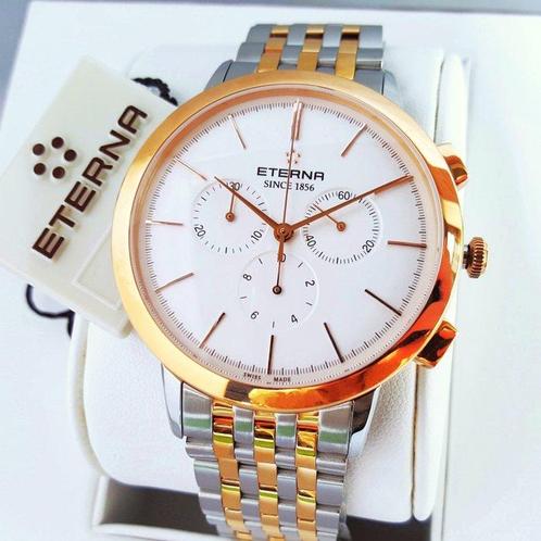 Eterna - Eternity - 18K Gold - Swiss Chronograph 1/10th -, Sieraden, Tassen en Uiterlijk, Horloges | Heren