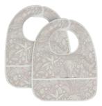 Jollein Botanical Nougat 2-pack Waterproof Slabber, Verzenden, Nieuw