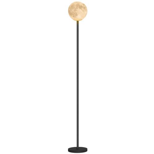 TRUUSK Staande Lamp met Maanvormige Kap - Voetschakelaar - 3, Huis en Inrichting, Lampen | Vloerlampen, Nieuw, Verzenden