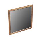 Spiegel Forzalaqua Gela 80x2x80 Cm Vierkant Noten Pure, Ophalen of Verzenden, Nieuw