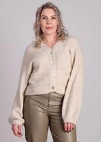 -10% Moss Copenhagen  Moss Copenhagen Hila hope cardigan ves, Kleding | Dames, Truien en Vesten, Verzenden, Nieuw, Beige