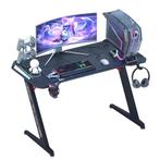 Gamingbureau met RGB, Haak en Bekerhouder – 140 cm Breed, Huis en Inrichting, Verzenden, Nieuw