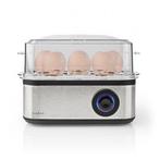 Eierkoker | Nedis | 8 eieren (500W, Pocheerbakje, RVS), Witgoed en Apparatuur, Eierkokers, Verzenden, Nieuw