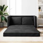 vidaXL Slaapbank vloermodel 2-in-1 122x204x55 cm fluweel, Verzenden, Nieuw, Stof, Minder dan 150 cm