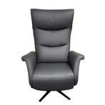 Sta-Op en Relaxfauteuil Veneto - Zwart Leer, Ophalen of Verzenden, Nieuw