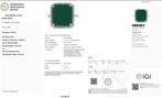 Ring Platina - 8.42ct. tw. Smaragd - Diamant, Nieuw