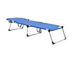 Aluminium Ligbed Senior Blauw | Retourdeal | Comfort!, Tuin en Terras, Ophalen of Verzenden, Nieuw, Textileen