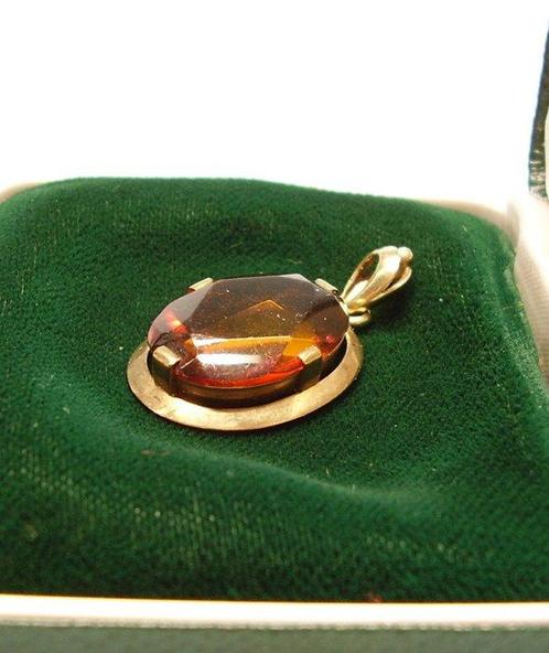 Zonder Minimumprijs - Hanger - 8 karaat Geel goud - 4.00ct., Sieraden, Tassen en Uiterlijk, Antieke sieraden