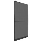 vidaXL Hordeur met scharnieren 100x215 cm antraciet, Verzenden, Nieuw