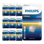 Philips CR1632 3v lithium knoopcelbatterij 20x (Knoopcellen), Nieuw, Verzenden