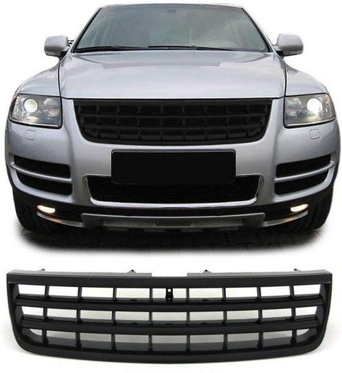 Grill zonder embleem zwart VW Touareg 7L 02-06, Auto-onderdelen, Carrosserie en Plaatwerk, Nieuw, Ophalen of Verzenden
