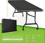 Tillvex® Inklapbare Tafel - Campingtafel - Klaptafel - 180x7, Verzenden, Zo goed als nieuw
