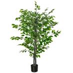 TRUUSK Kunstmatige Ficusboom 135 cm - Grote Kunstplant in Po, Verzenden, Nieuw