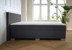 ACTIE! Boxspring Nantes 140 200 Antraciet, Verzenden, Nieuw, 140 cm, Twijfelaar