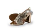 Claudia Ghizzani Slingbacks in maat 36 Goud | 10% extra, Kleding | Dames, Schoenen, Claudia Ghizzani, Overige kleuren, Verzenden