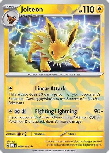 Jolteon 029/131 Masterball Prismatic Evolutions beschikbaar voor biedingen