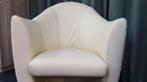 Fauteuil Leolux Sjamaan  creme leer, Huis en Inrichting, Fauteuils, Ophalen of Verzenden, Zo goed als nieuw, 50 tot 75 cm, Leer