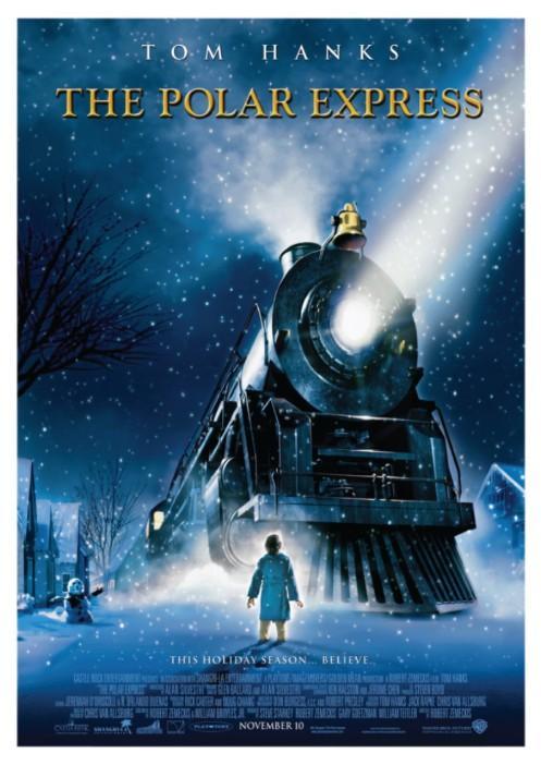 Posters - Poster Polar Express - Polar Express, Verzamelen, Muziek, Artiesten en Beroemdheden, Zo goed als nieuw, Verzenden