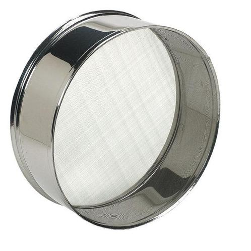 Zeef RVS met RVS Gaas Ø26cm (Poedersuiker), Hobby en Vrije tijd, Taarten en Cupcakes maken, Nieuw, Verzenden