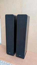 Teufel Ultima 40 MK2 (paar) - Mooie zuilspeakers, Ophalen, Zo goed als nieuw, 120 watt of meer, Front, Rear of Stereo speakers