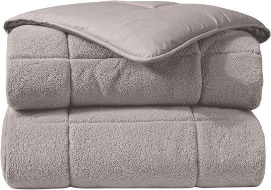 Zelesta® Teddybed Taupe 200x200 - Teddy Dekbedovertrek -, Huis en Inrichting, Overige Huis en Inrichting, Verzenden