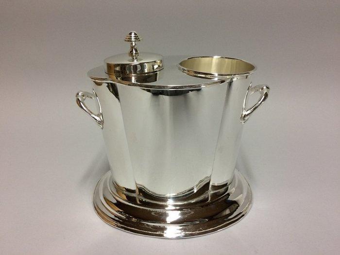 Wijnkoeler - Koeler voor één fles met een vak voor, Antiek en Kunst, Antiek | Meubels | Tafels