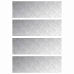 Vloerplaten Zilver 90x30cm | Laatste Stuk!, Doe-het-zelf en Verbouw, Platen en Panelen, Ophalen of Verzenden, Nieuw, Overige materialen