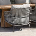 Sarah Capalbio low dining tuinset 130xH69 cm rond 5 delig, Tuin en Terras, Ophalen of Verzenden, Nieuw