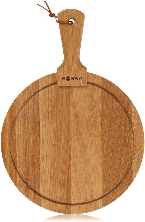 2dekans | BOSKA Serveerplank Rond Friends M - Borrelplank, Tuin en Terras, Haardhout, Ophalen of Verzenden